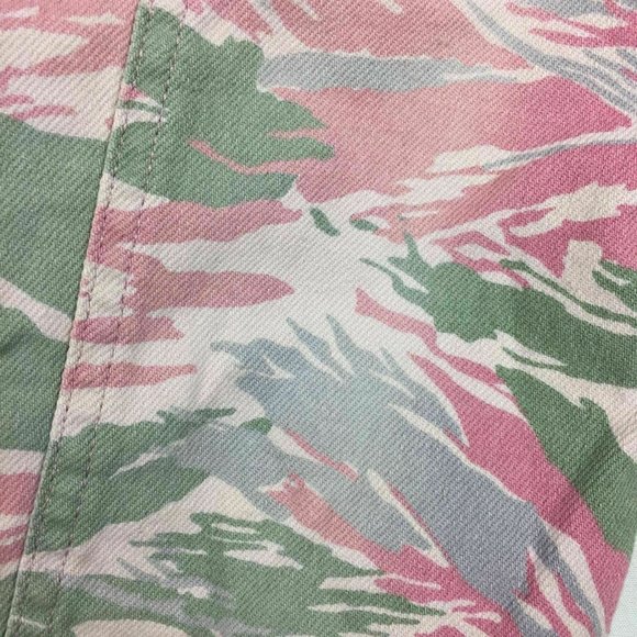 Levi's Strauss & Co M Camo Denim Vest Button Front - Picture 5 of 12